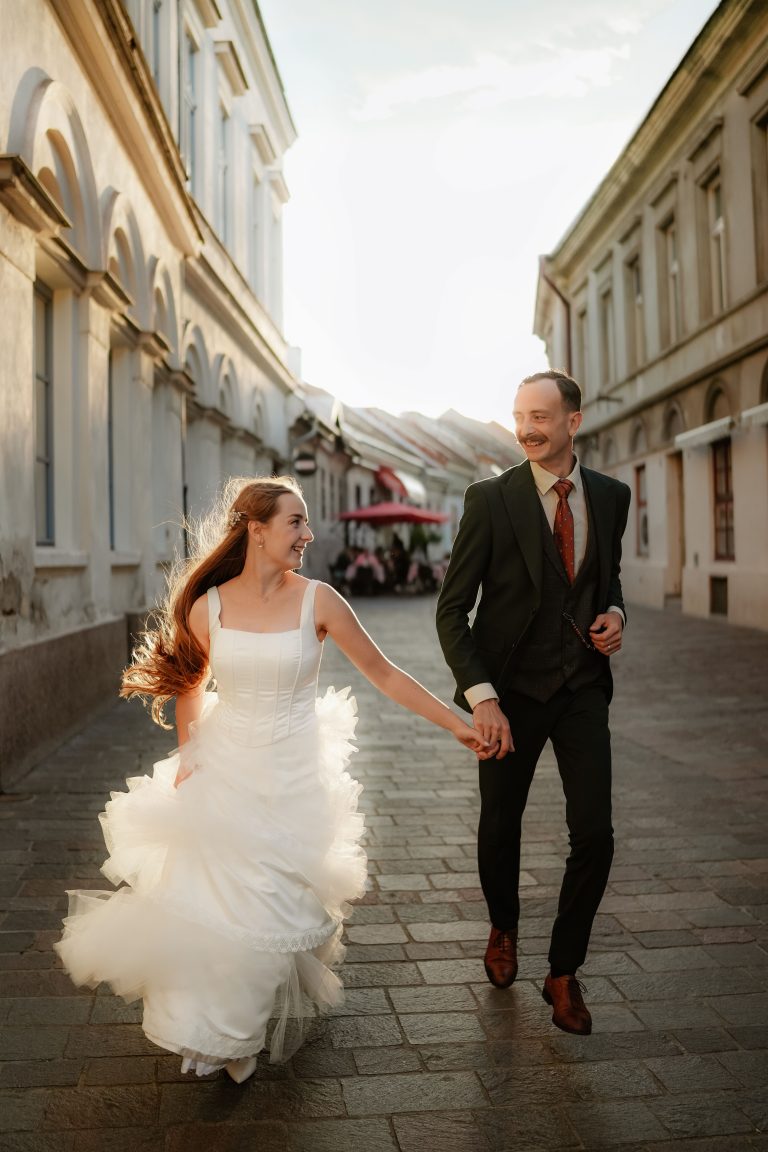 Svadobné fotenie Košice, novomanželia